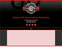 Tablet Screenshot of napervilleautomotivesolutions.com